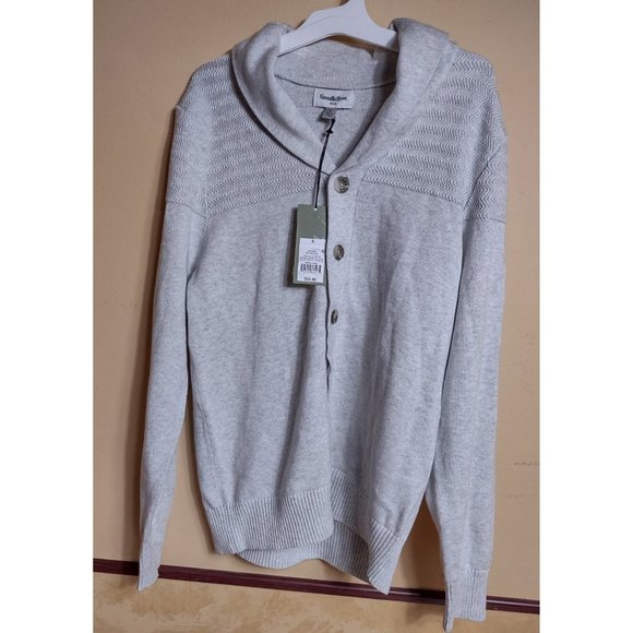 NWT Goodfellow Mens Button Down Cardigan Knit Long Sleeve Sweater - Picture 1 of 4